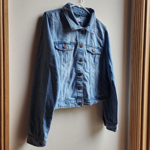 Ci Sono Light Wash Jean Jacket Size XL - Picture 3 of 16
